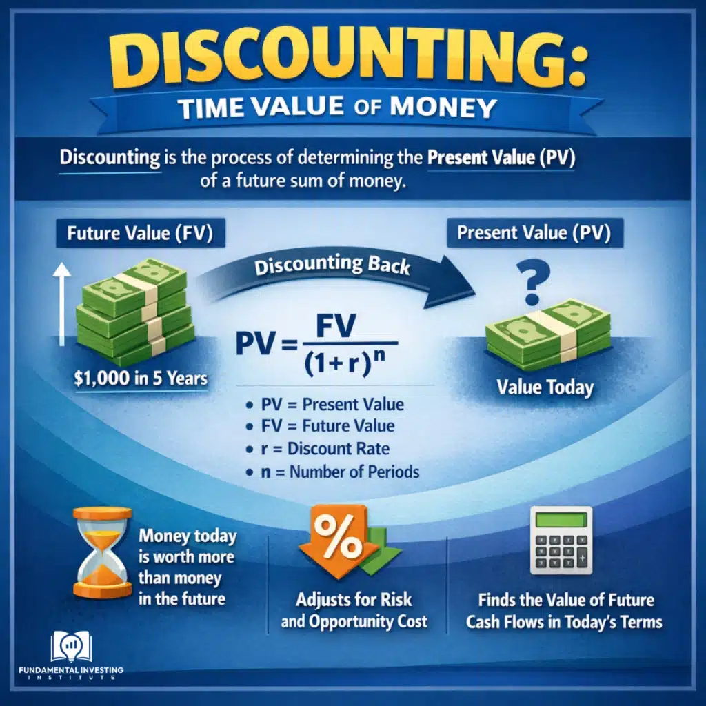 Discounting Definition, Formula, and Present Value Example